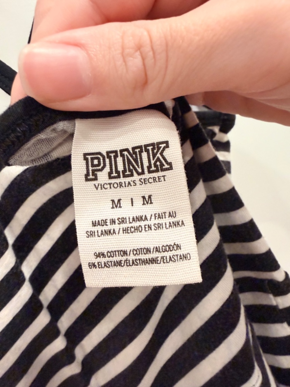 Black and white stripped PINK (Victoria's Secret) Dress - Picture 6 of 9